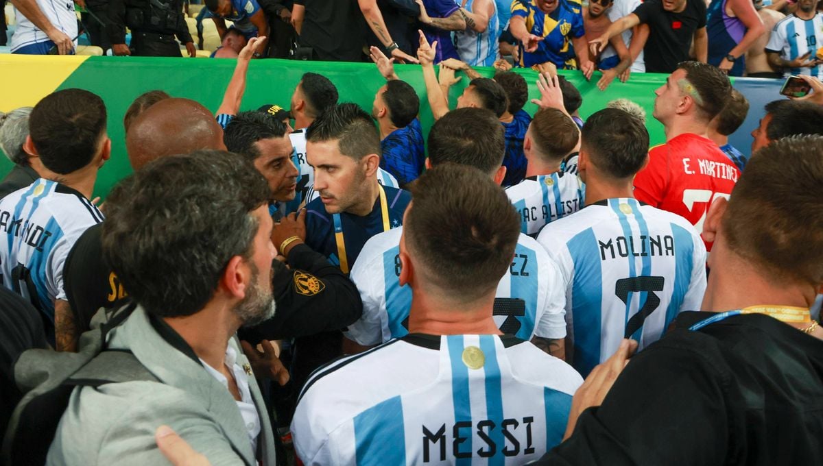 Todo lo ocurrido en Maracanazo de Argentina a Brasil: peleas en las gradas, Messi decide irse…