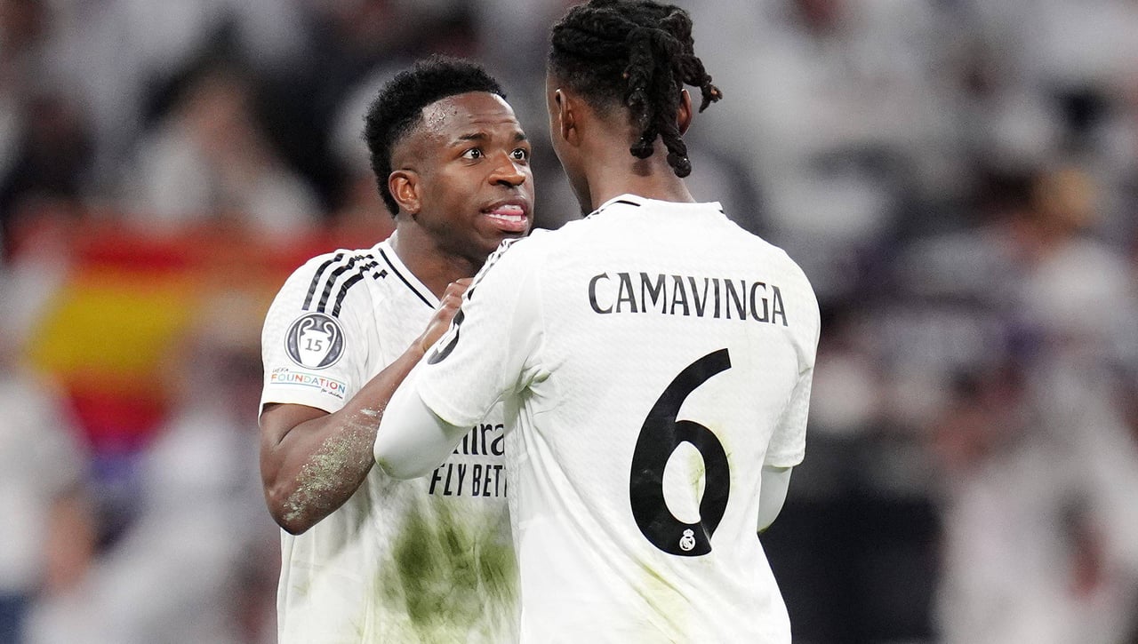 Monumental cabreo de Vinicius con Camavinga