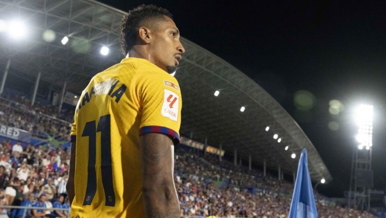 Raphinha mete más presión a Xavi