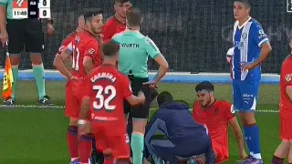 Saltan las alarmas en el Sevilla: lesión de Isaac Romero con Joan Jordán como protagonista