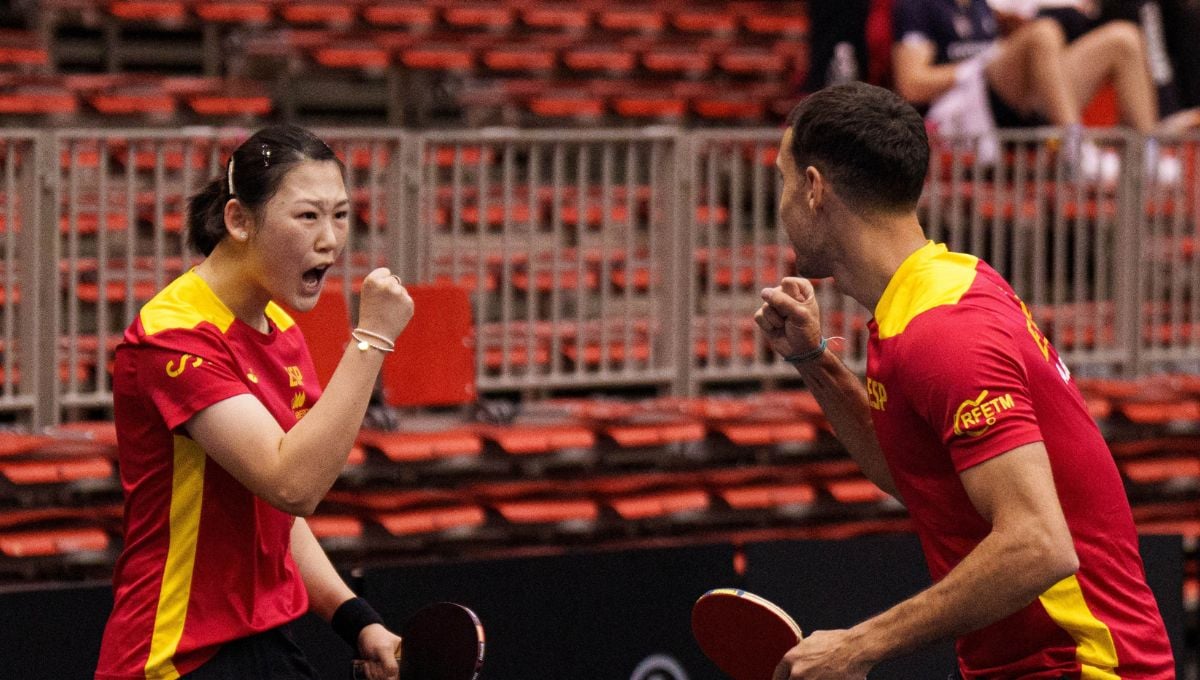 La pareja de oro hace historia para el tenis de mesa español  