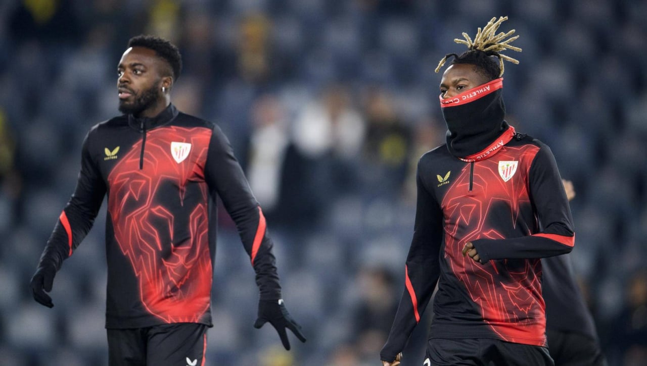 El Athletic Club, sin los Williams, Yeray, Sancet ni Ander Herrera