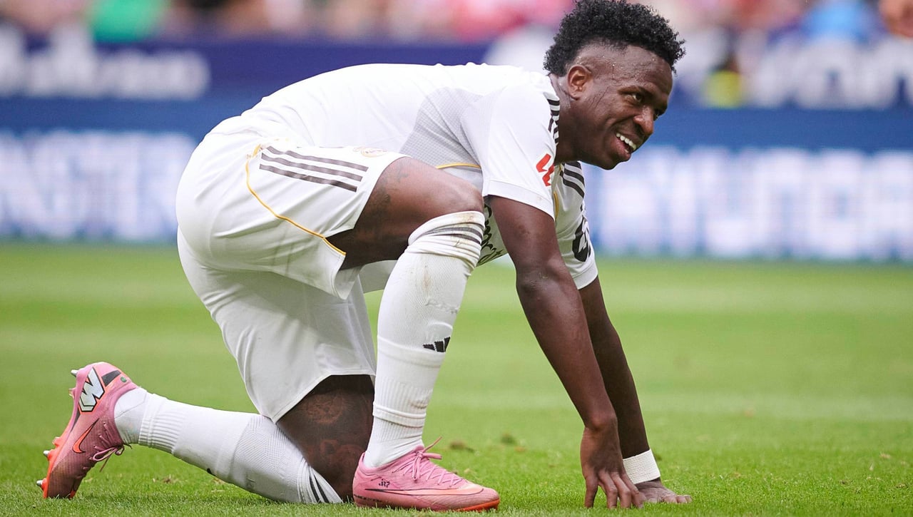 Vinicius se desploma y cae en picado