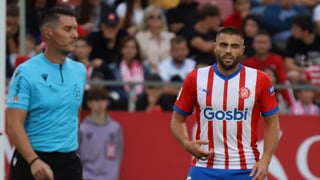 El vídeo del encontronazo entre David López y Ortiz Arias en la previa del Girona - Almería