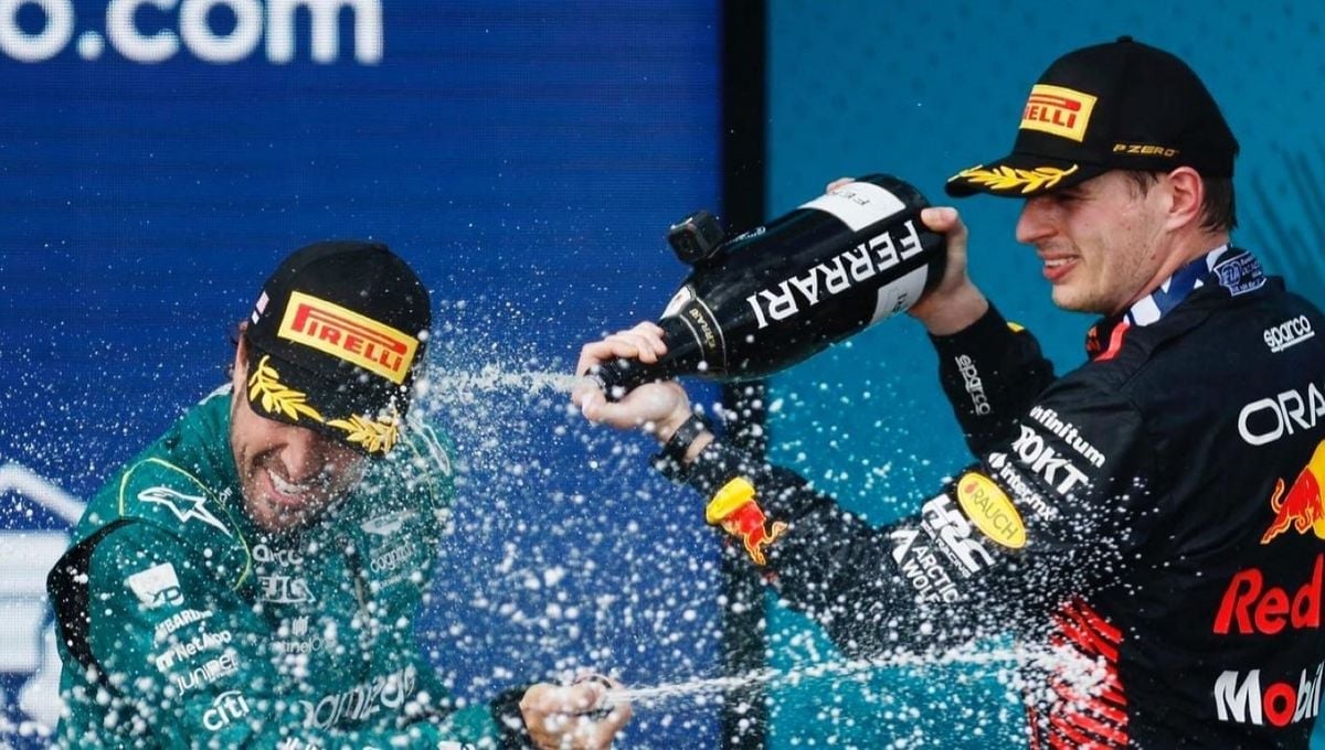 Max Verstappen y Fernando Alonso, ¿en el mismo equipo?