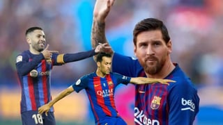 Messi y Busquets juntos en Arabia Saudí con Jordi Alba a punto