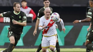 Isi Palazón se acuerda de Iraola en el Rayo