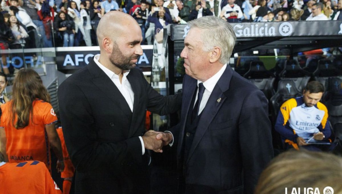 Claudio Giráldez no esconde su enfado 