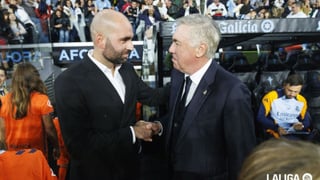 Claudio Giráldez no esconde su enfado 