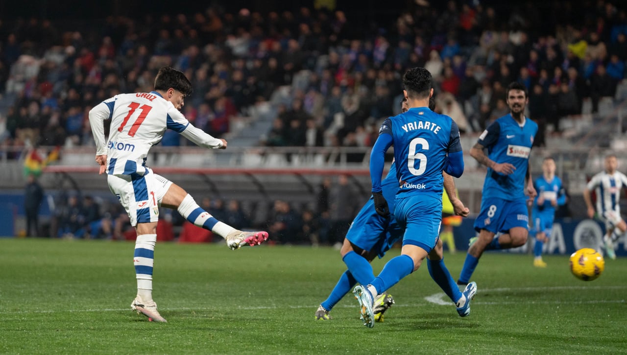 El golazo de Juan Cruz para poner en órbita al Leganés