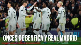 Benfica - Real Madrid: Onces probables, horario, canal y dónde ver en TV y online el partido de la jornada 8 de la Champions League