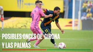 Alineaciones probables del Girona - Las Palmas: Onces probables para el partido de hoy de LaLiga EA Sports