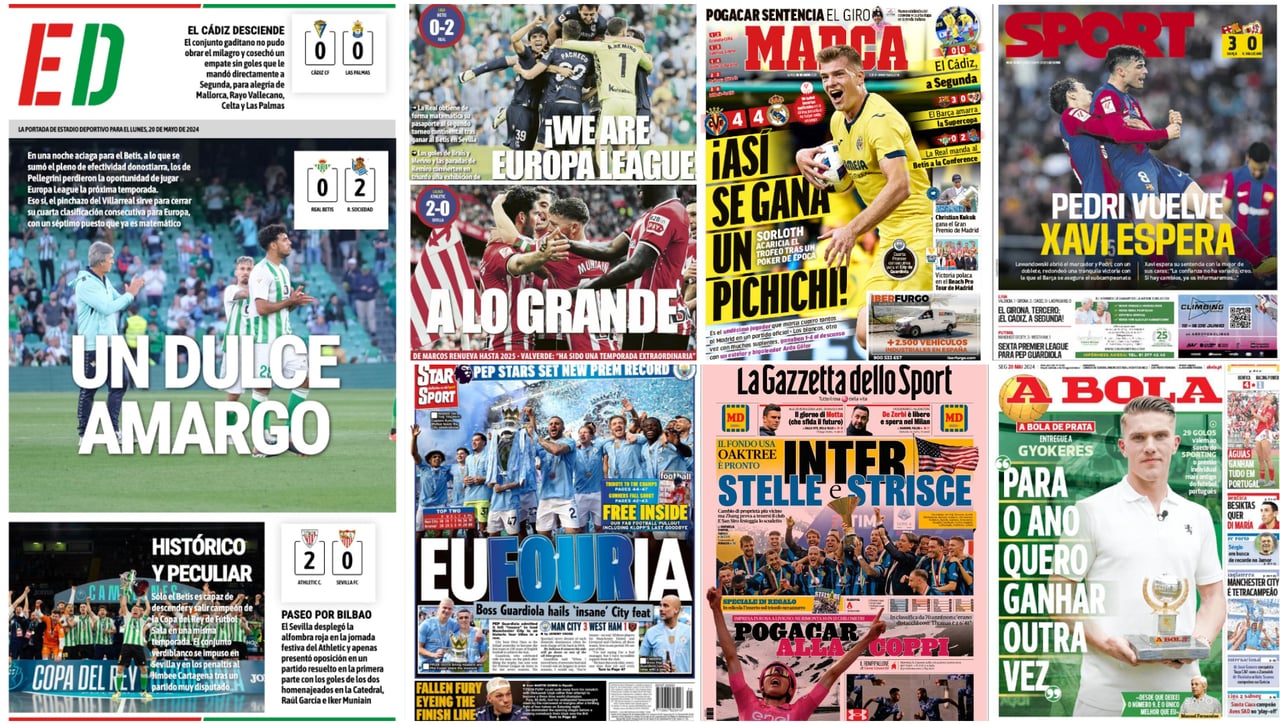 Sorloth, Abde, Xavi, Muniain, Dovbyk... Ya está todo decidido: portadas del lunes 20 de mayo de 2024 