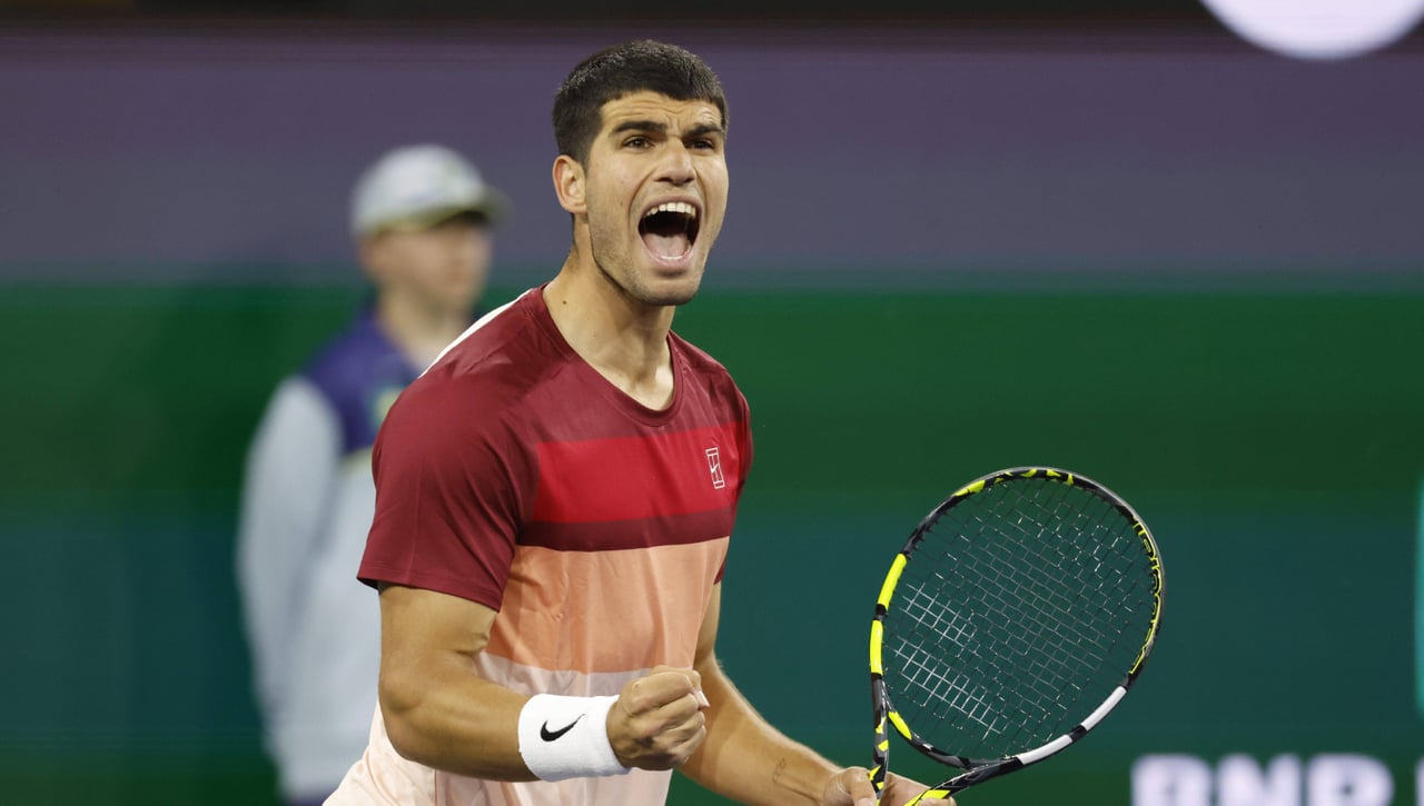 Alcaraz - Draper: Horario, canal y dónde ver en TV y online el partido de Carlos Alcaraz en el Masters 1000 de Indian Wells 2025