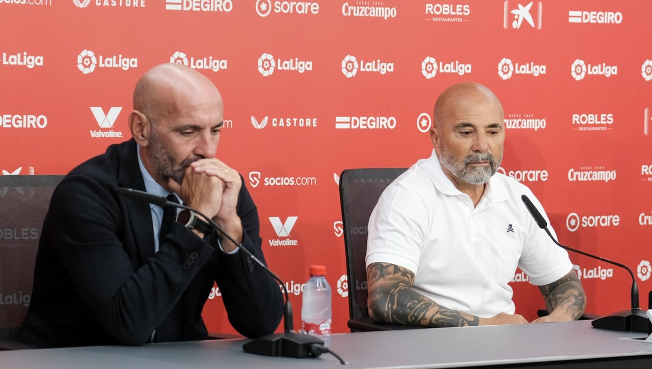 Sampaoli, Monchi y la reunión sobre el mercado de enero del Sevilla 