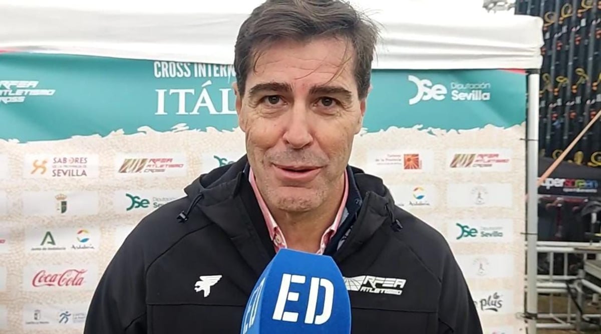 El Presidente de la RFEA y el diputado de Cultura de la Diputación de Sevilla valoran la 'fiesta' del Cross Internacional de Itálica de Sevilla 2024