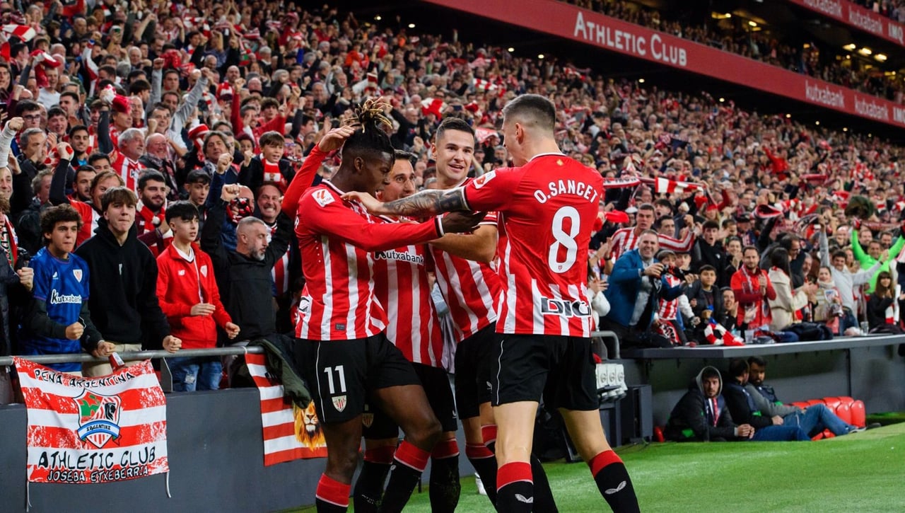Athletic 2-1 Real Sociedad: El Athletic atufa a Champions 