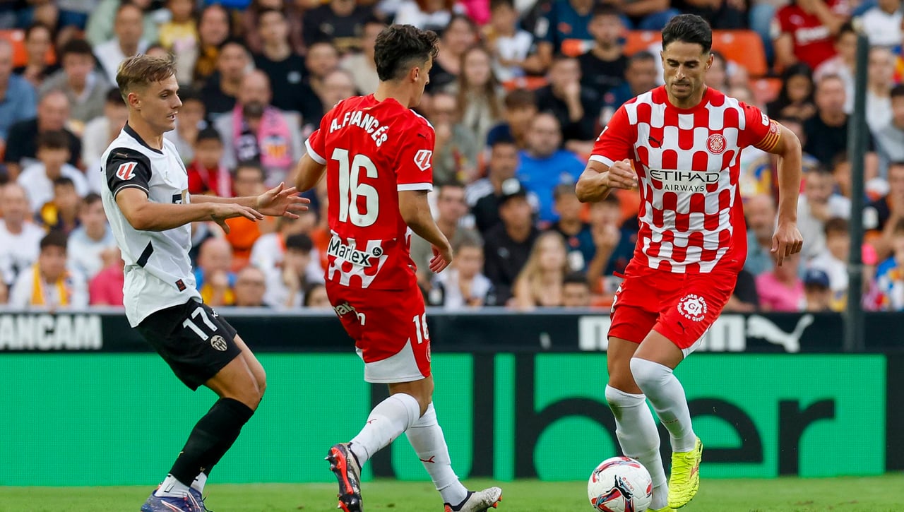 Girona - Valencia: horario, canal y dónde ver en TV y online el partido de la jornada 8 de LaLiga