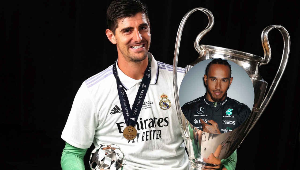 Lewis Hamilton enriquece a Thibaut Courtois