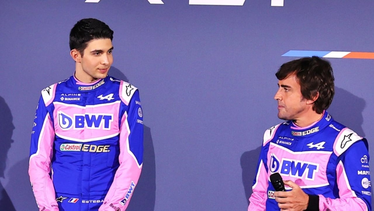 Ocon habla de "lo negativo" de Fernando Alonso