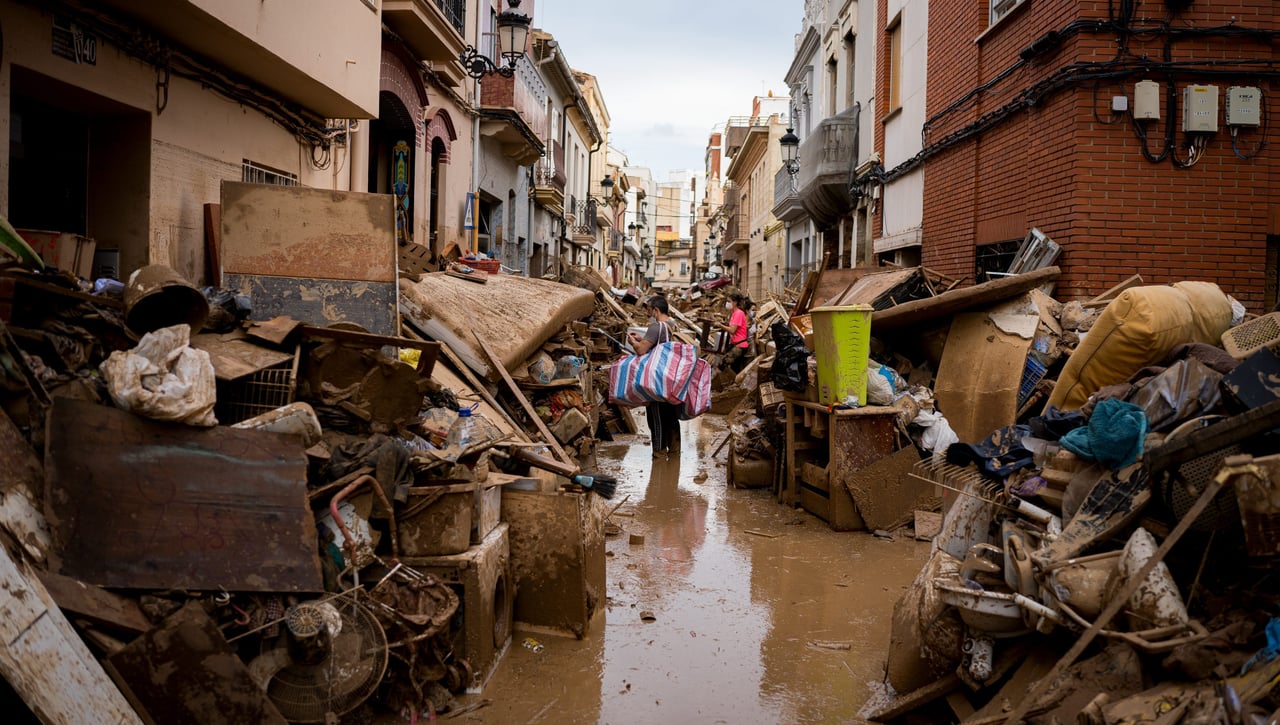 Encuentran restos humanos en Albacete por la DANA