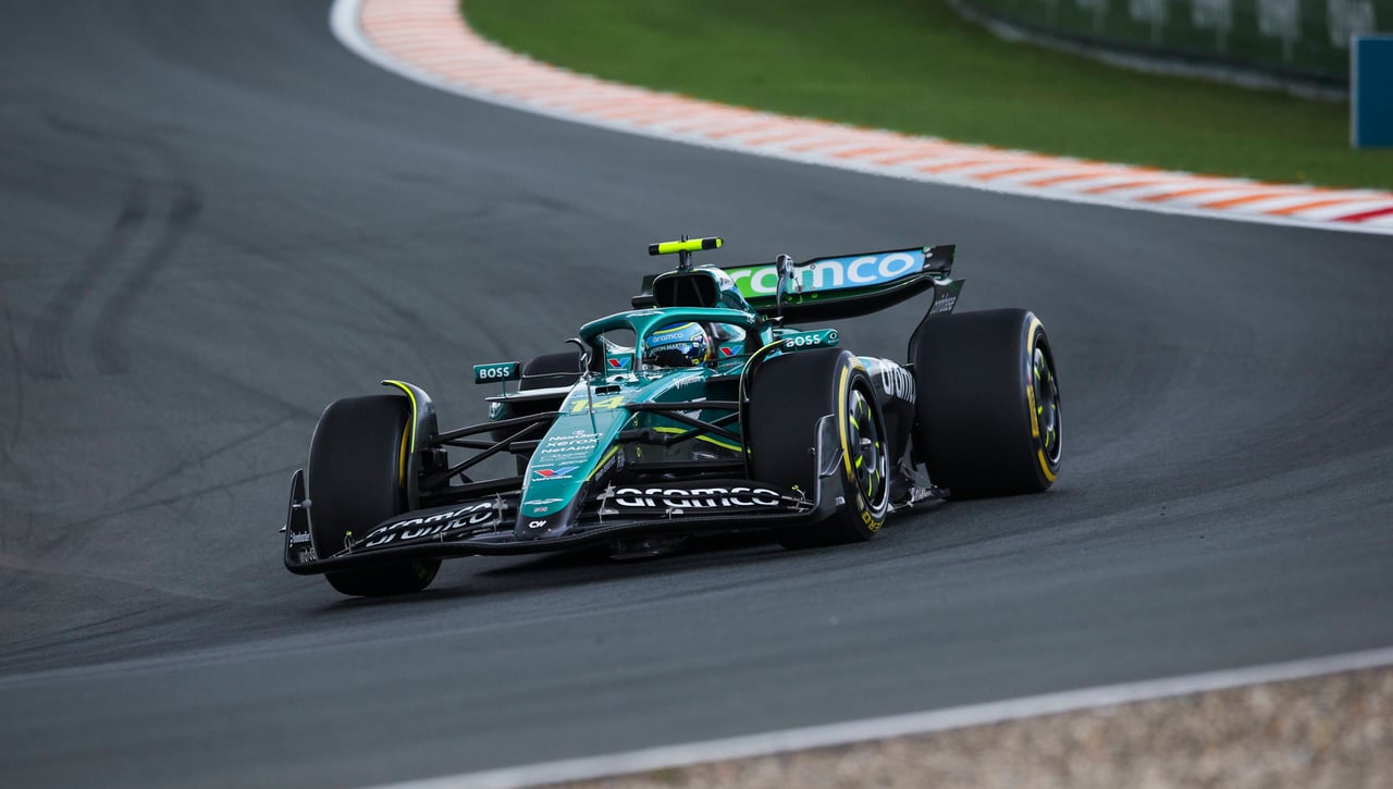 Fernando Alonso y Aston Martin sorprenden de inicio en Zandvoort