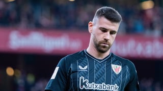 El relevo de Unai Simón en el Athletic Club, que paró a Nico Williams