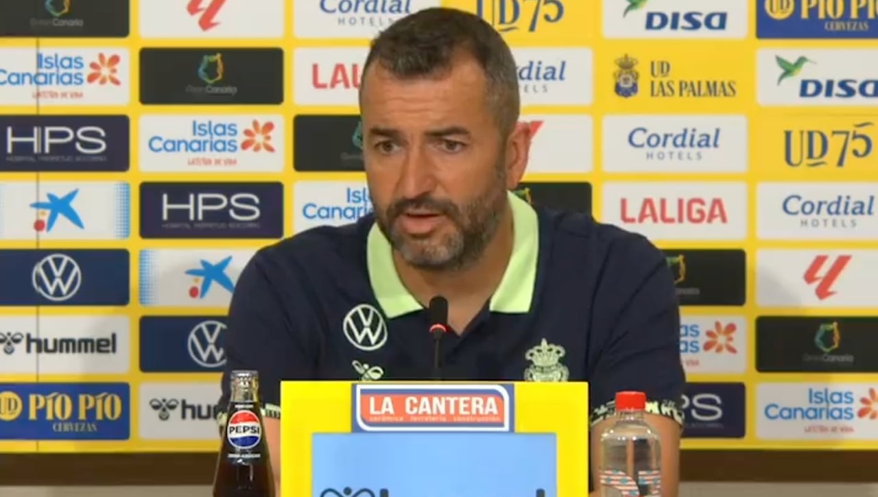 Diego Martínez avisa a Las Palmas de lo que viene