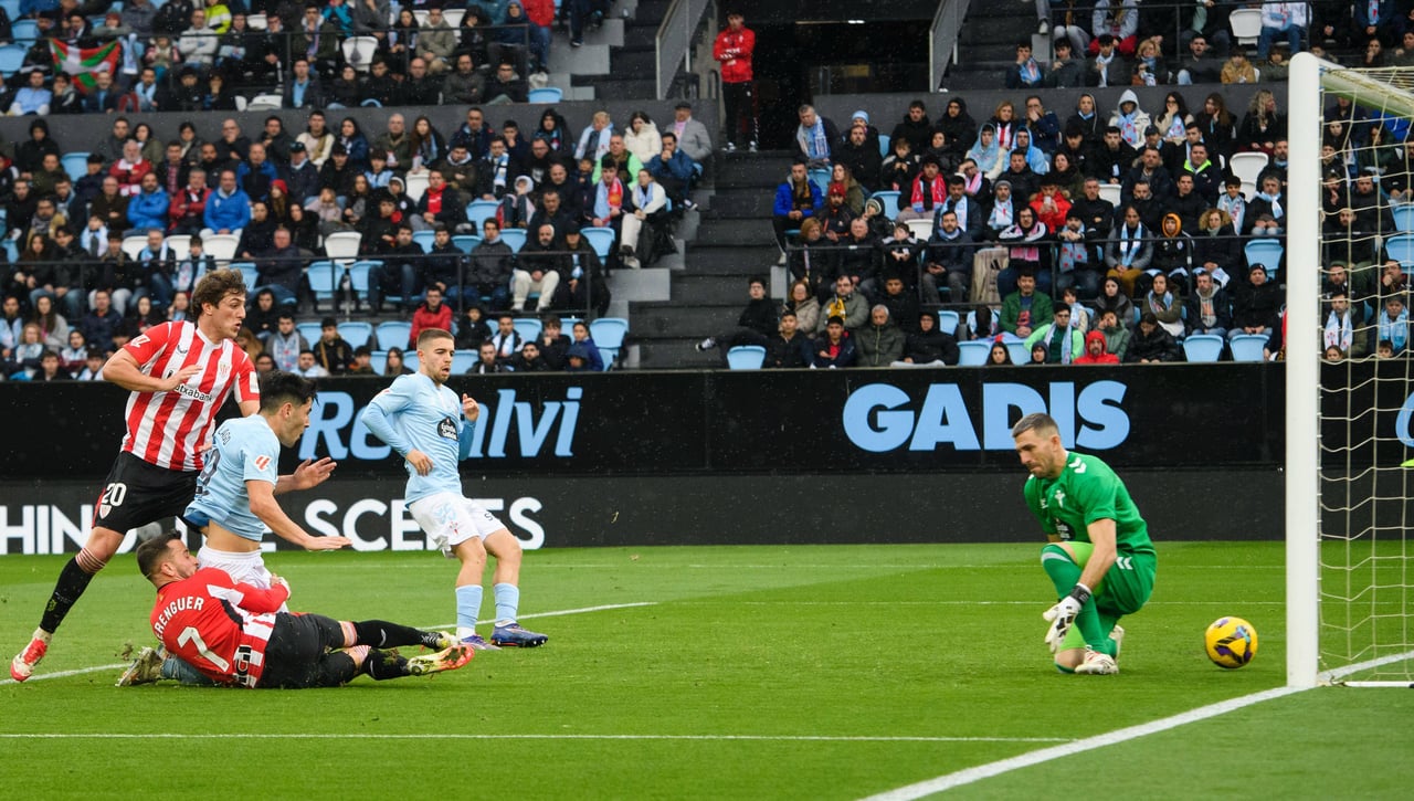 Celta 1-2 Athletic: Los 'leones' cazan al Barça