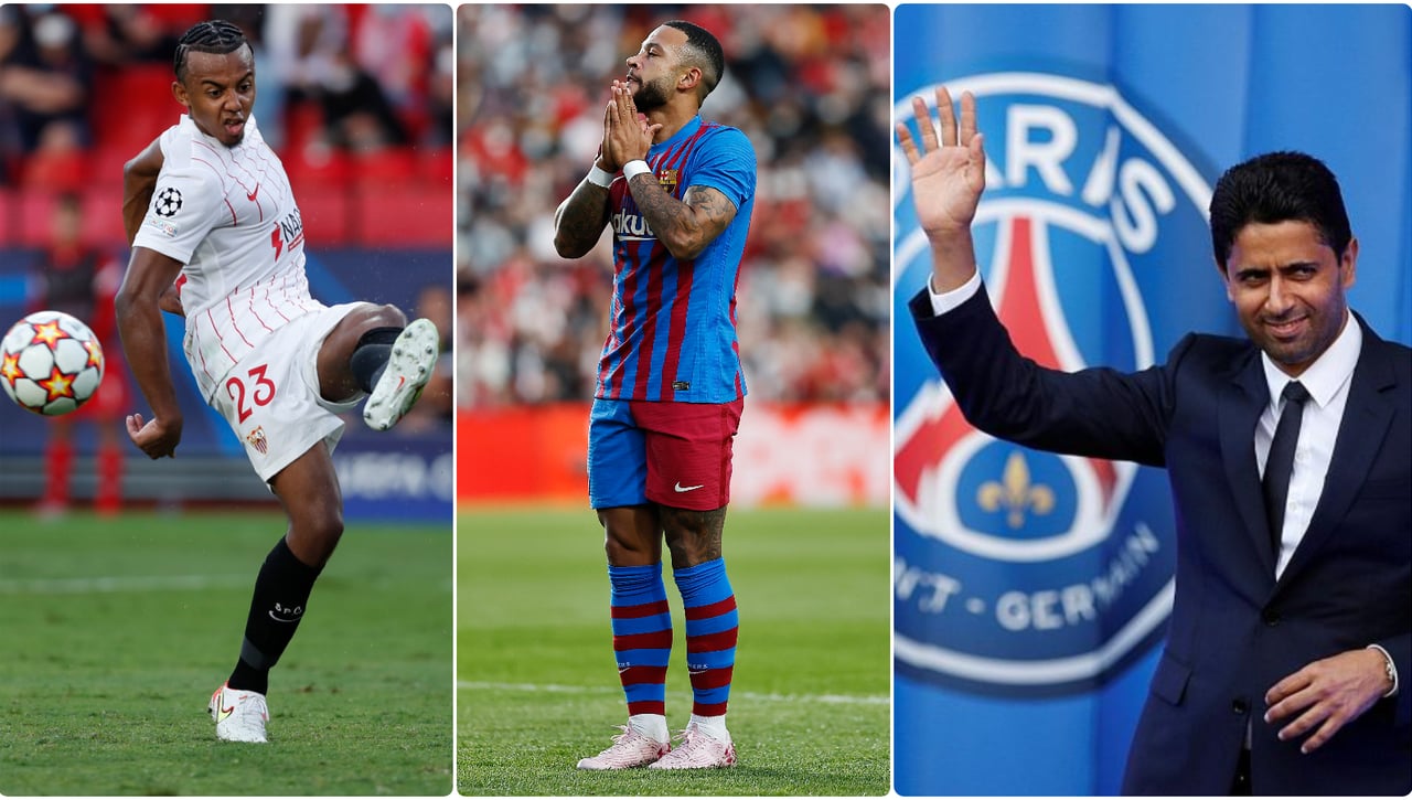 El PSG irrumpe en la escena de Koundé y el Barça reacciona mejorando su oferta al Sevilla con Depay