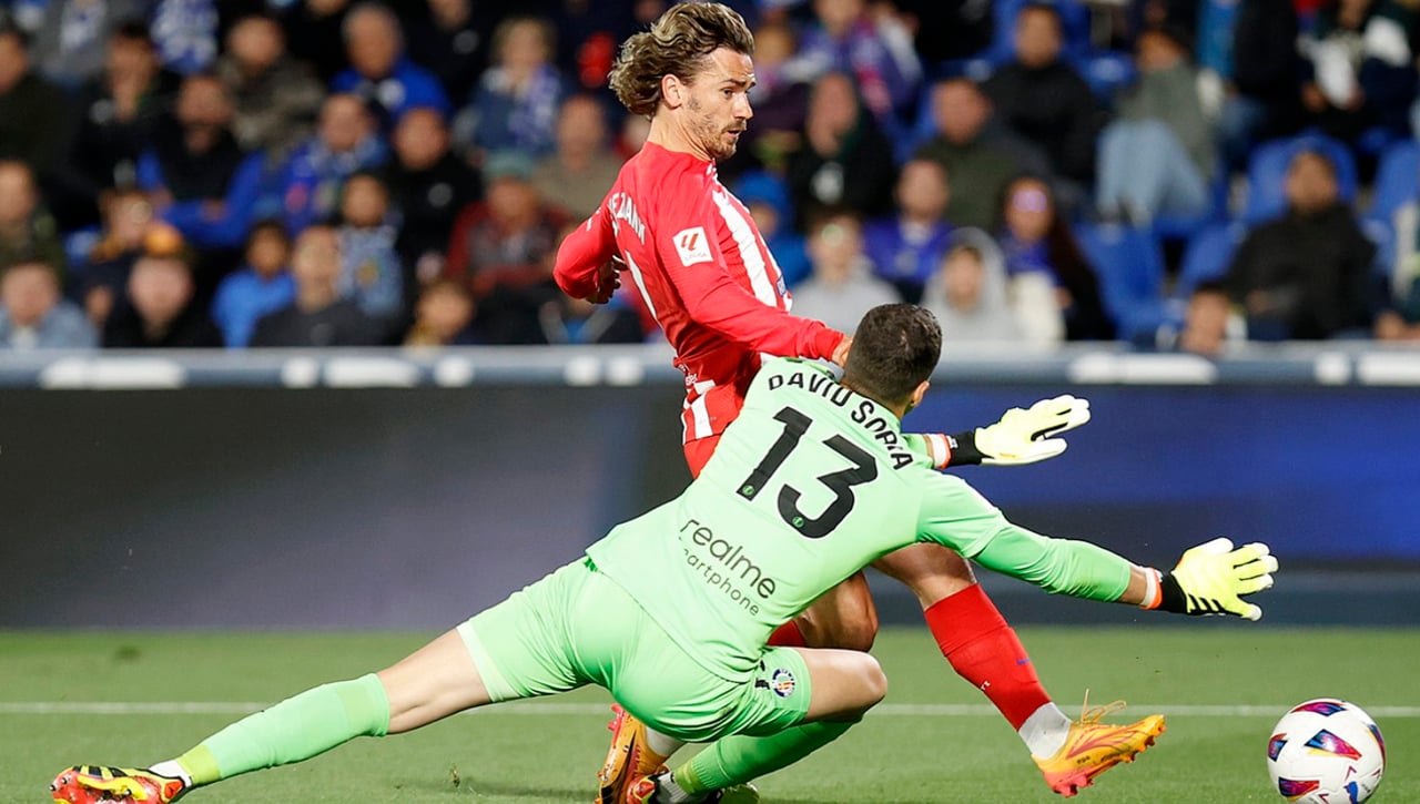 Getafe 0 - 3 Atlético de Madrid: Griezmann no negocia la Champions