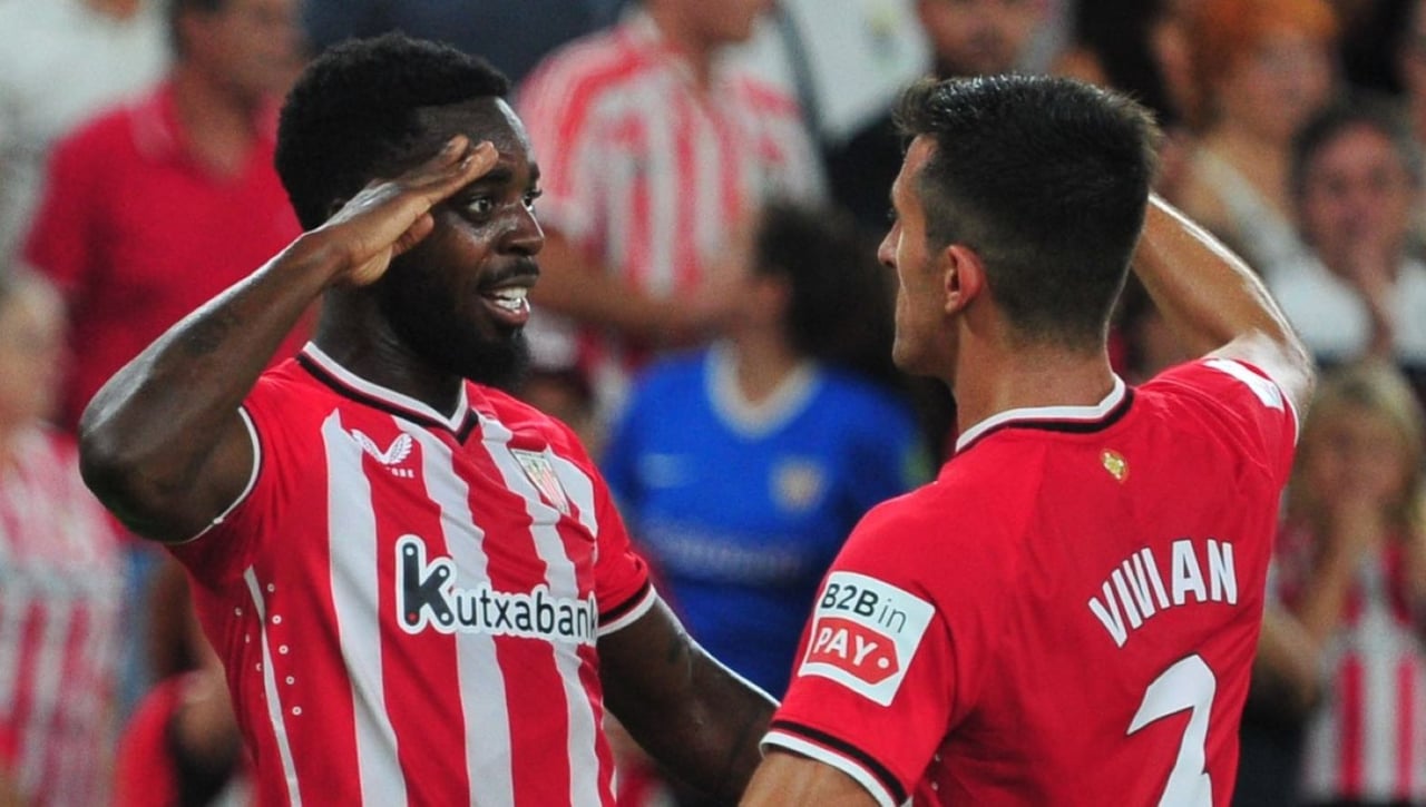 El bonito gesto de Iñaki Williams con su rival al final del Athletic - Getafe