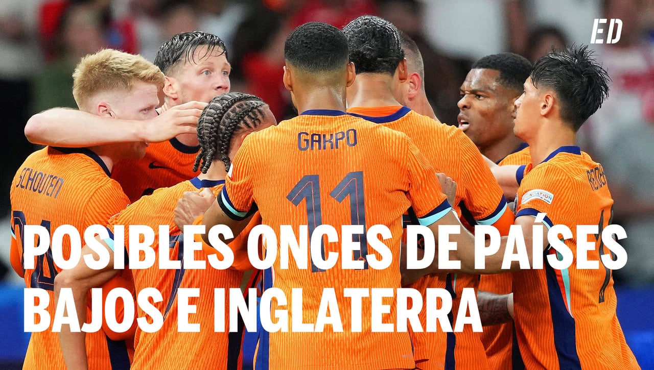 Alineaciones Países Bajos - Inglaterra hoy: Alineación posible de Holanda e Inglaterra en el partido de semifinales de la Eurocopa 2024