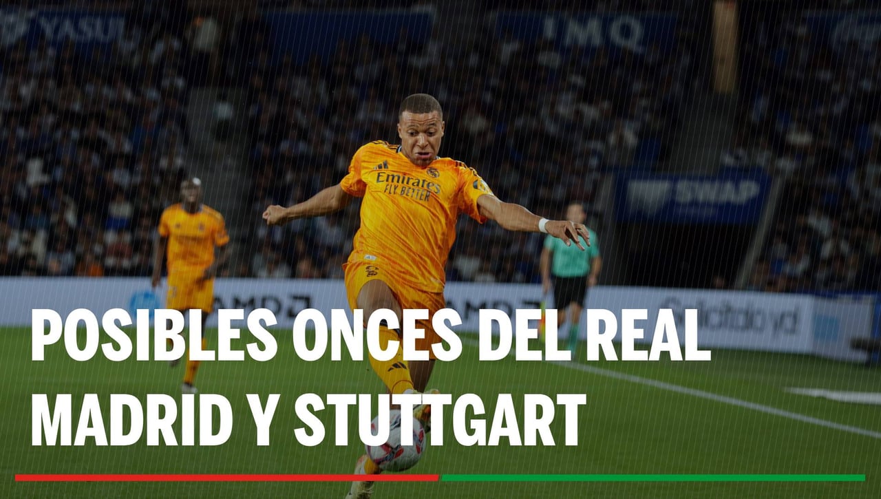 Alineaciones Real Madrid - Stuttgart: Alineación posible de Real Madrid y Stuttgart en el partido de hoy de la UEFA Champions League