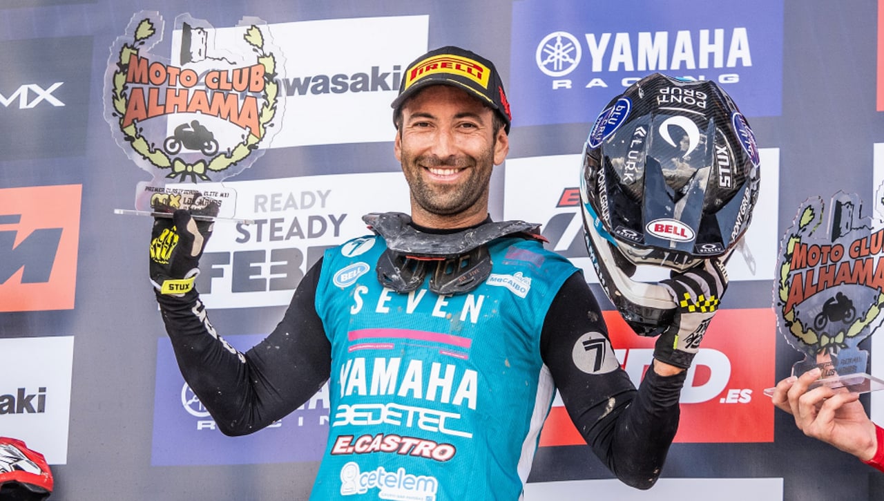 Doble subcampeonato de España para Yamaha Eduardo Castro