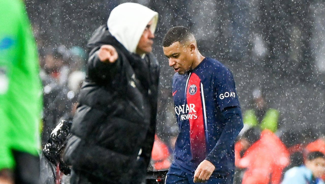 Luis Enrique termina por 'echar' a Mbappé