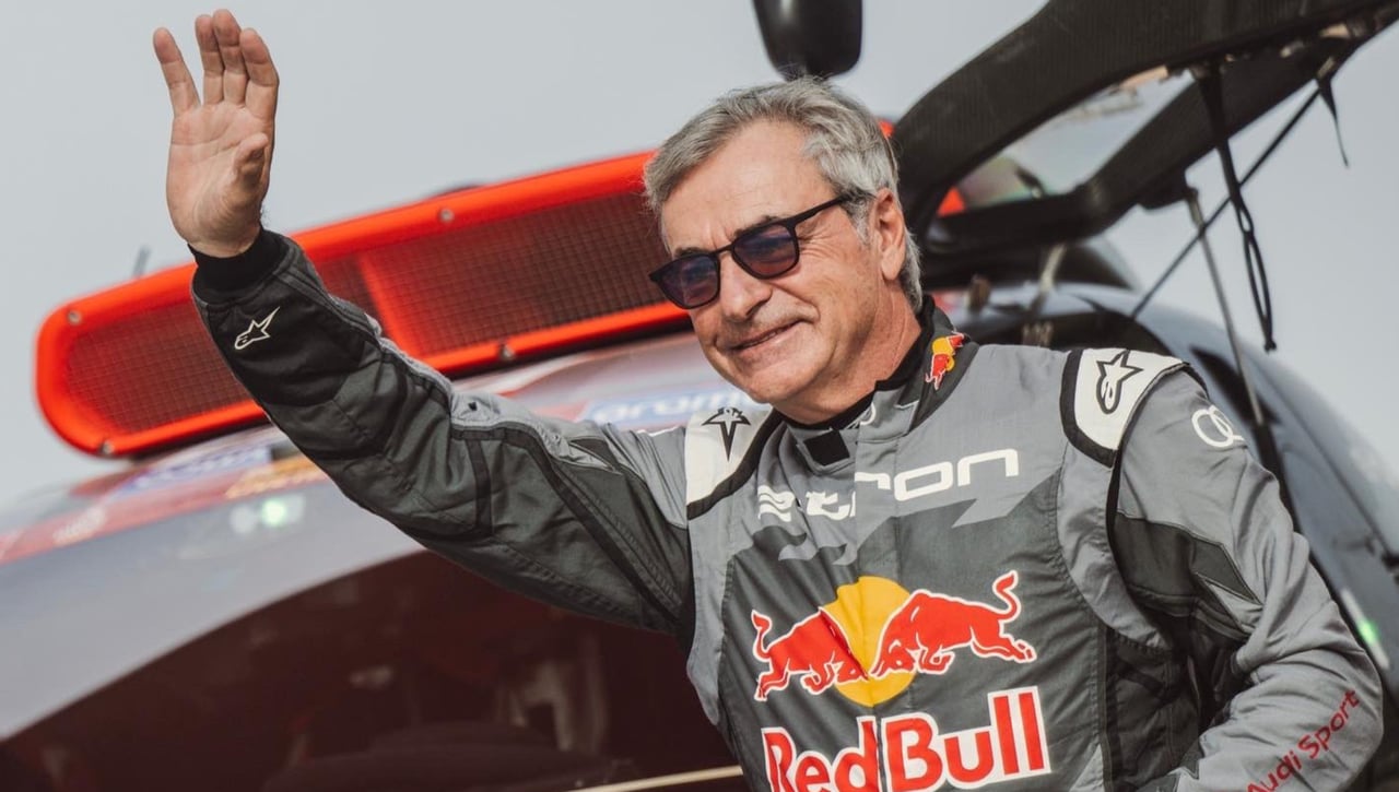 Carlos Sainz se despide del Dakar