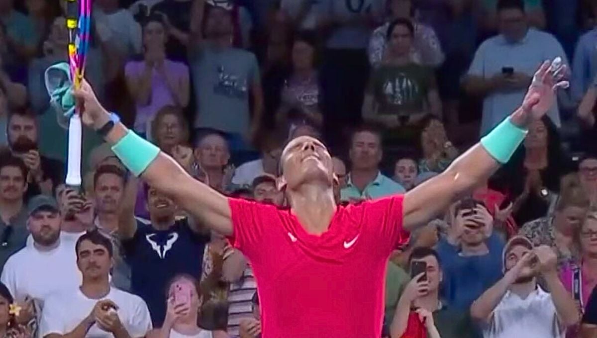 Rafa Nadal vuelve en 'plan extraterrestre'