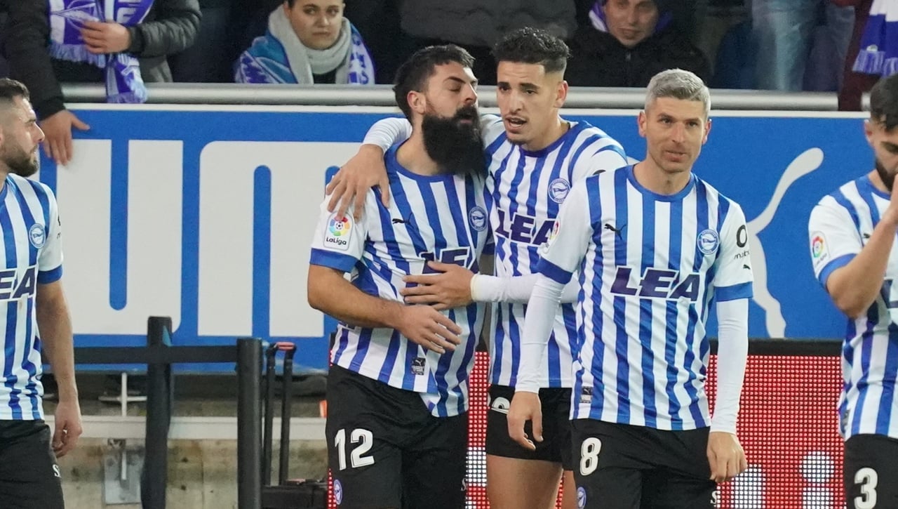 Asier Villalibre, en el aire