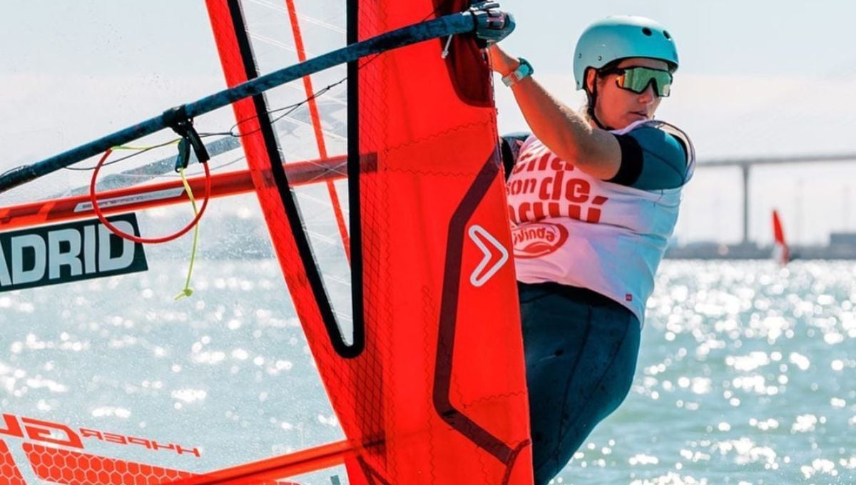 La sevillana Pilar Lamadrid recupera su título de campeona de España de windsurf