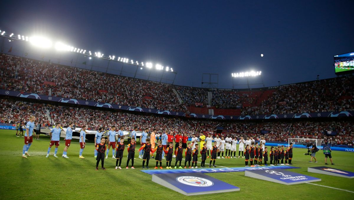  Dónde ver por TV y online el Manchester City-Sevilla FC: fecha, hora y canal