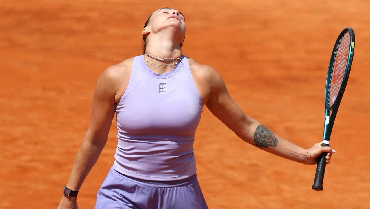 Sabalenka eleva su queja en Roma