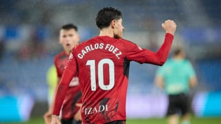 El mejor Carlos Fernández está de vuelta: ya suma más goles con el Mirandés que con la Real Sociedad