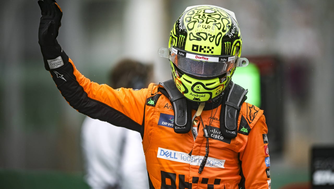 Lando Norris le deja el camino libre a Verstappen