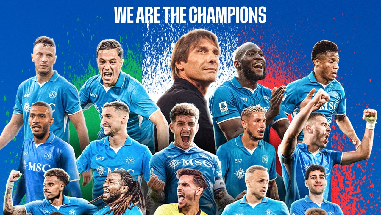 El Nápoles es campeón de la Serie A gracias a Conte