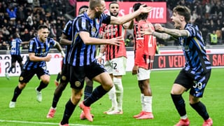 Así queda la clasificación de la Serie A, tras los empates entre Milan e Inter y Roma y Nápoles en la jornada 23 de la liga italiana