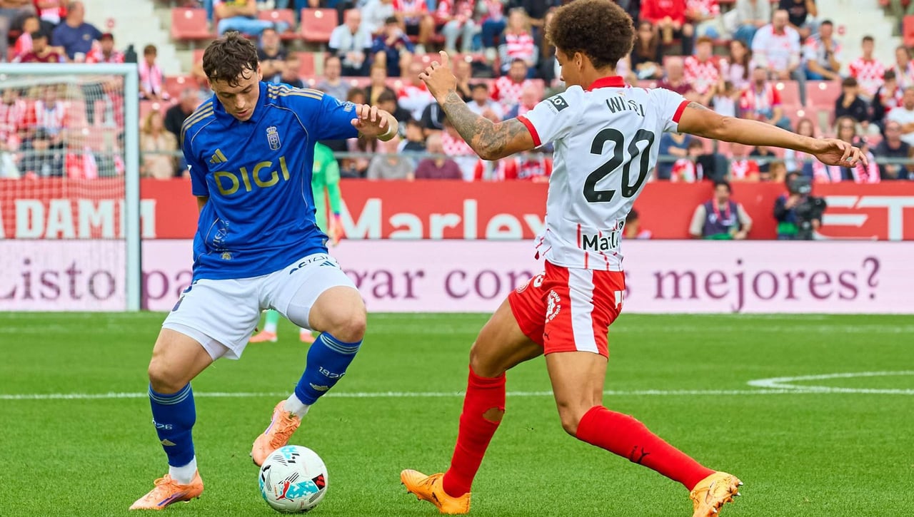 Girona 3-3 Oviedo: Un tobogán de emociones que no contenta a nadie