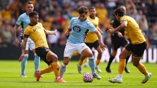 Wolverhampton 0-1 Celta: Pablo Durán y Radu sostienen al Celta