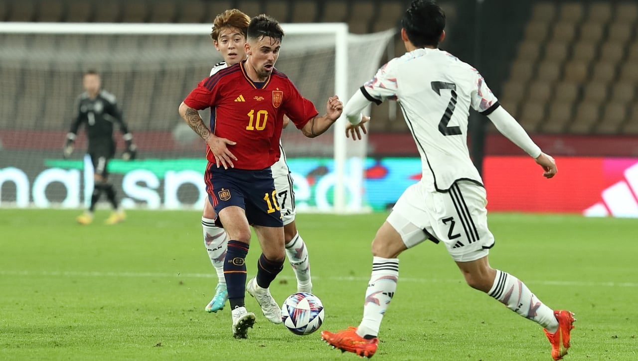 La Sub-21 vence en La Cartuja con un gran Rodri y el debut de Carmona