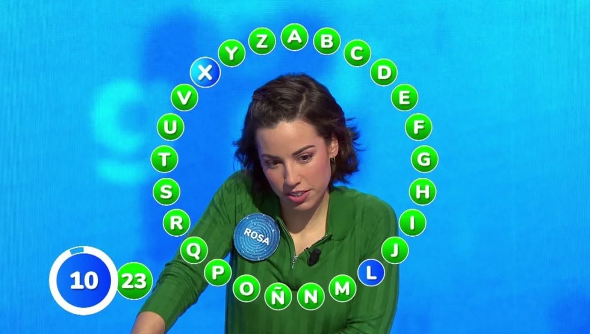 El error de Manu por el que Rosa casi se lleva el bote de Pasapalabra